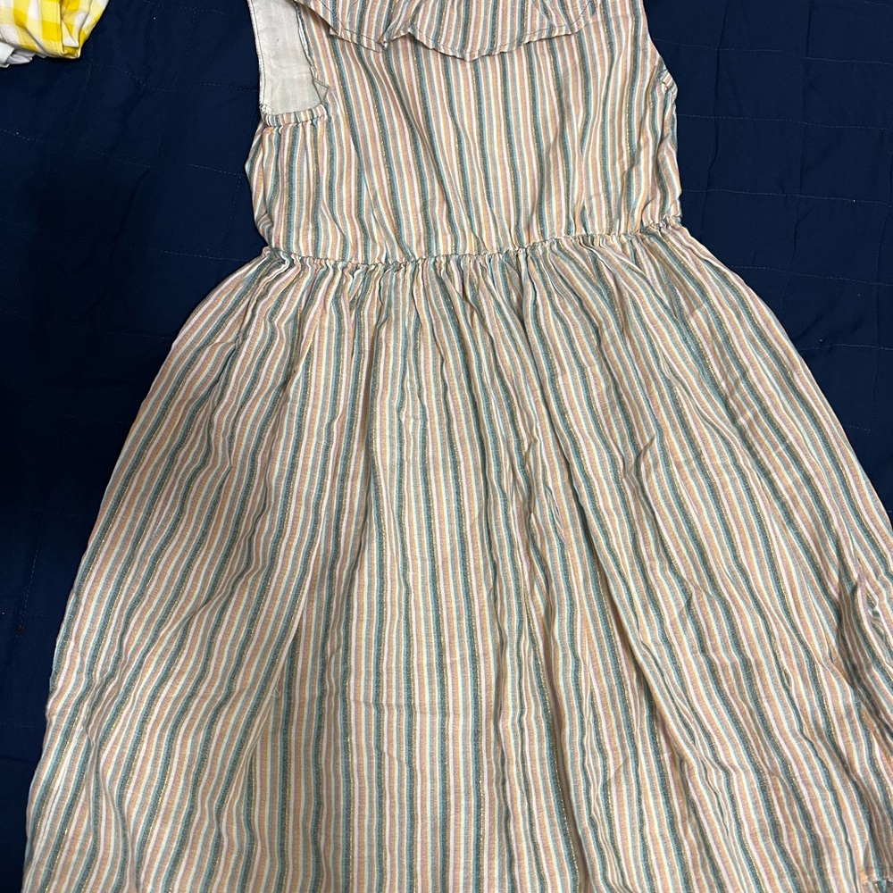 Ted Baker Multicolor Striped Kids Dress, Vguc